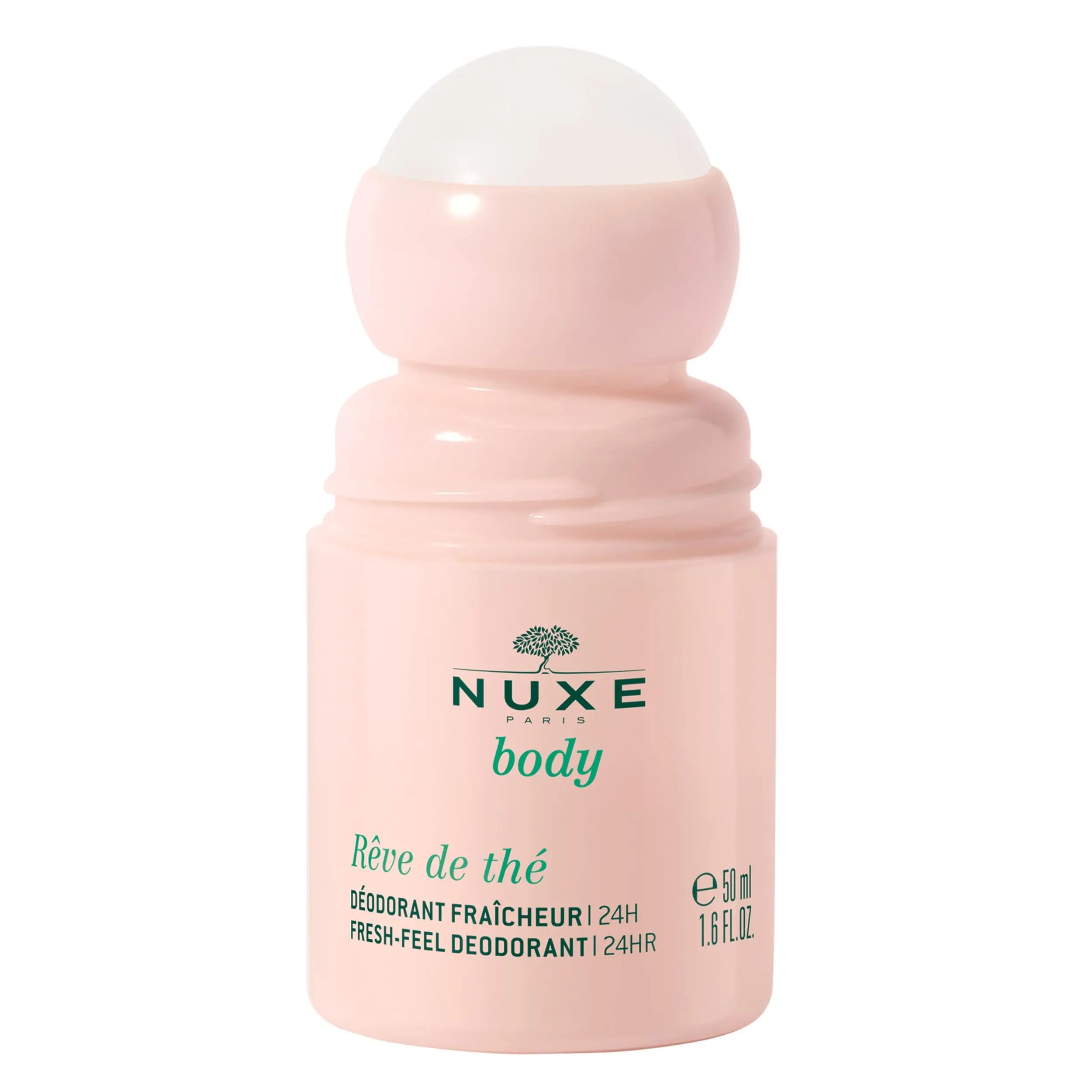NUXE Deodorant for Women, Aluminum Free 24Hr Roll On Protection