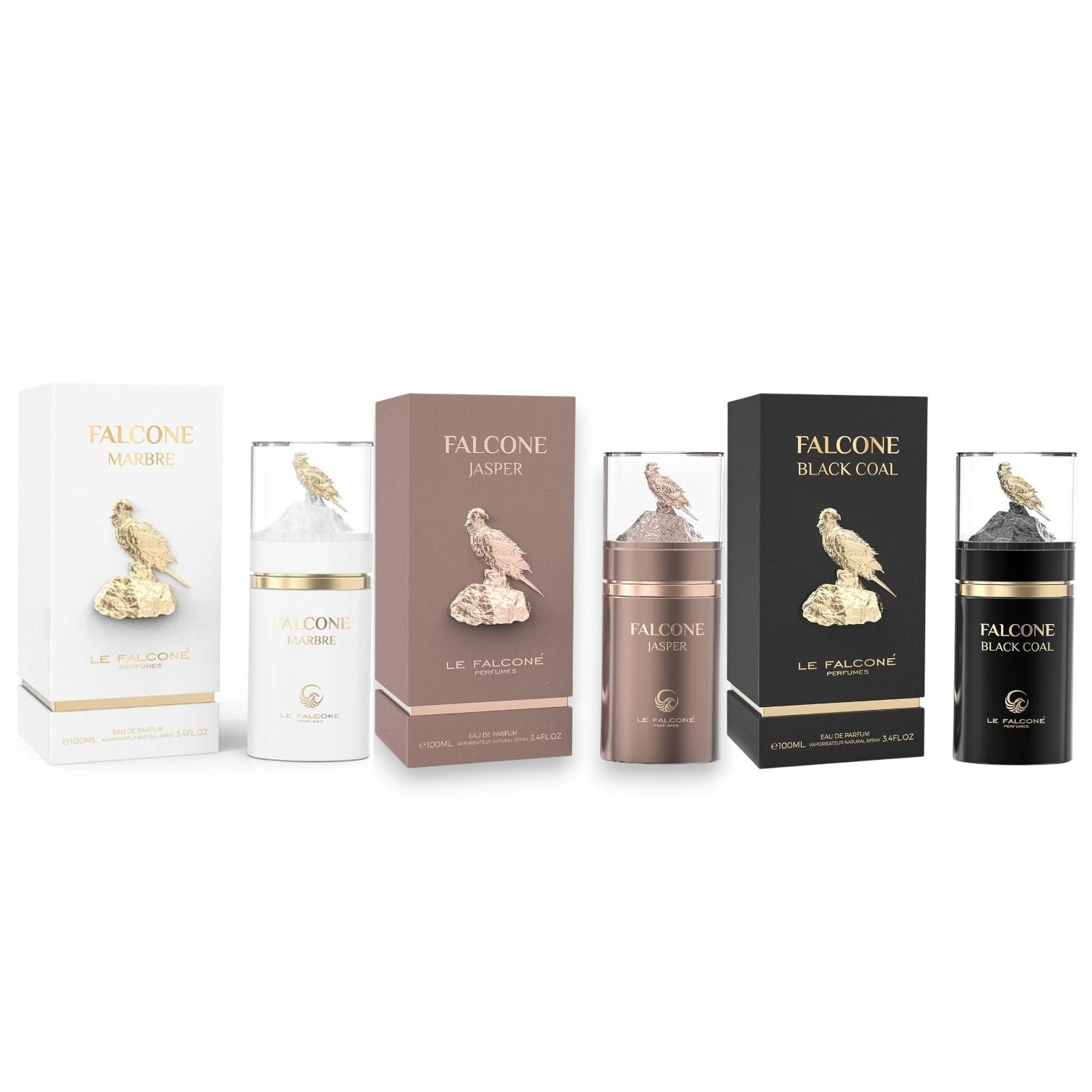 El Habibi Le Falcone | Marbre + Jasper + Black Coal | Eau De Parfum | Unisex Fragrance | 100 ML | Pineapple - Bergamot & Citrus Notes