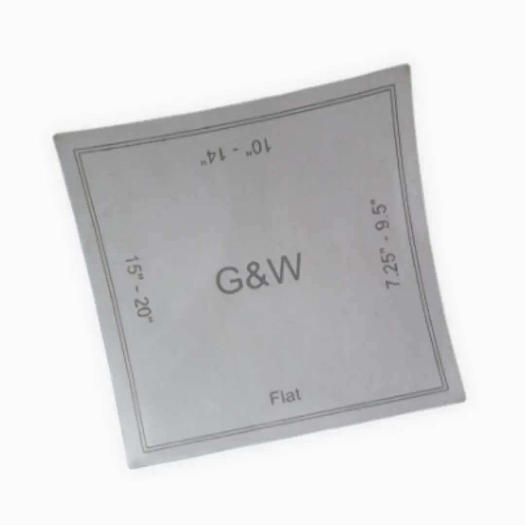 G&W Fret Slot Depth Gauge - Precision Multi-Sides Hand Measuring Tool for Luthiers, 0.5mm Slot Measurement with 4 Different Sides, Before Fretting