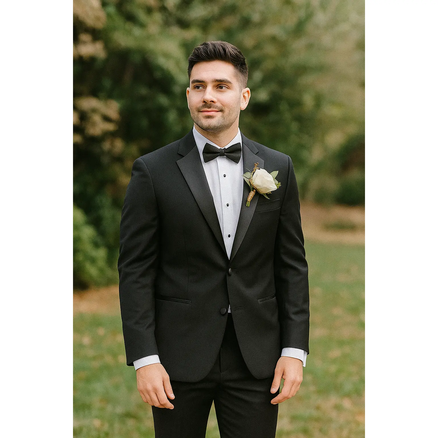 Caravelli T600512H-600501 Slim Fit Tuxedo Black