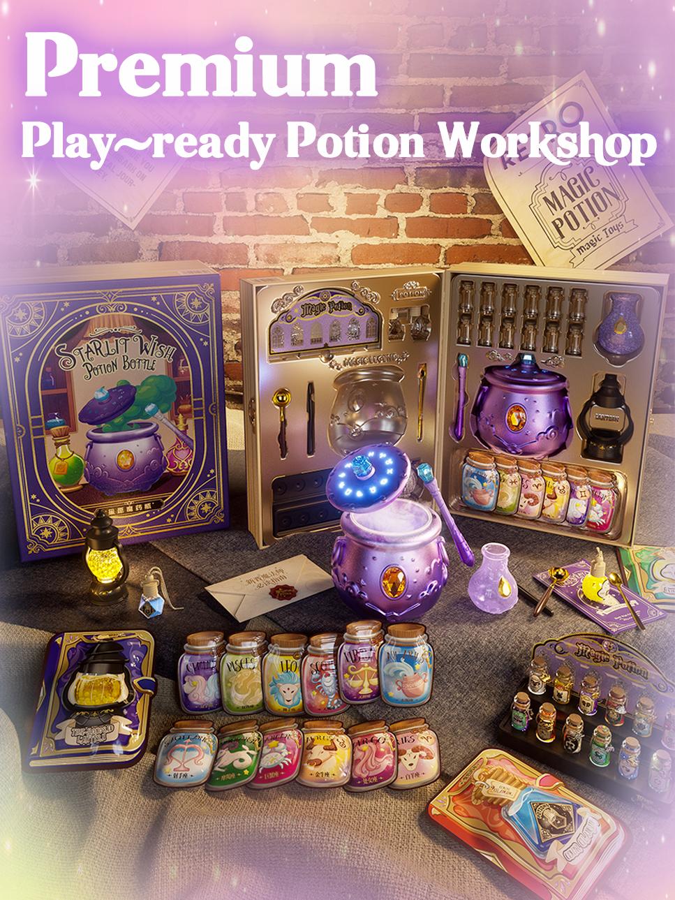Ultimate Magic Gift-Box: Magic Wishcraft Lab Deluxe Cauldron Potion Kit for Enchanting Creativity & Versatile Magical Projects