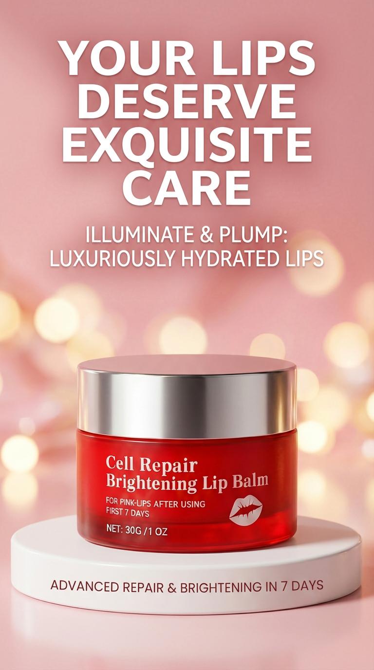 NovacaraX Lip Brightening Balm – Unisex Formula for Dark Lips, Smoker’s Lips & Pigmentation – Softening, Moisturizing & Long-Lasting Protection