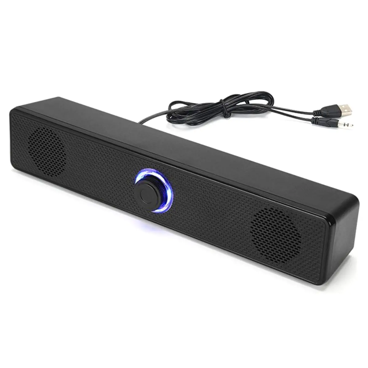 Portable Bluetooth Soundbar for Nursery and Maternity Care, USB Powered Plastic PC Speakers for Home, PC and Laptops, As Shown, Integrated Speakers, Durable, Desktop Speaker
