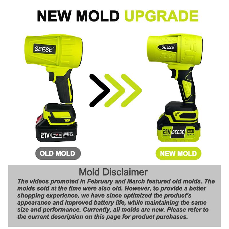 SEESE Turbo Jet Blower,Leaf Blower, Violent Turbo Fan, Pure Copper Motor,Car Drying After Wash, Handheld Snow Blower,Cordless Turbo Power Air Duster,Home Improve,Garden Mainte Holiday gifts SEESE Turbo Jet Blower,Leaf Blower, Violent Turbo Fan, Pure Copper Motor,Car Drying After Wash, Handheld Snow Blower,Cordless Turbo Power Air Duster,Home Improve,Garden Mainte Holiday gifts