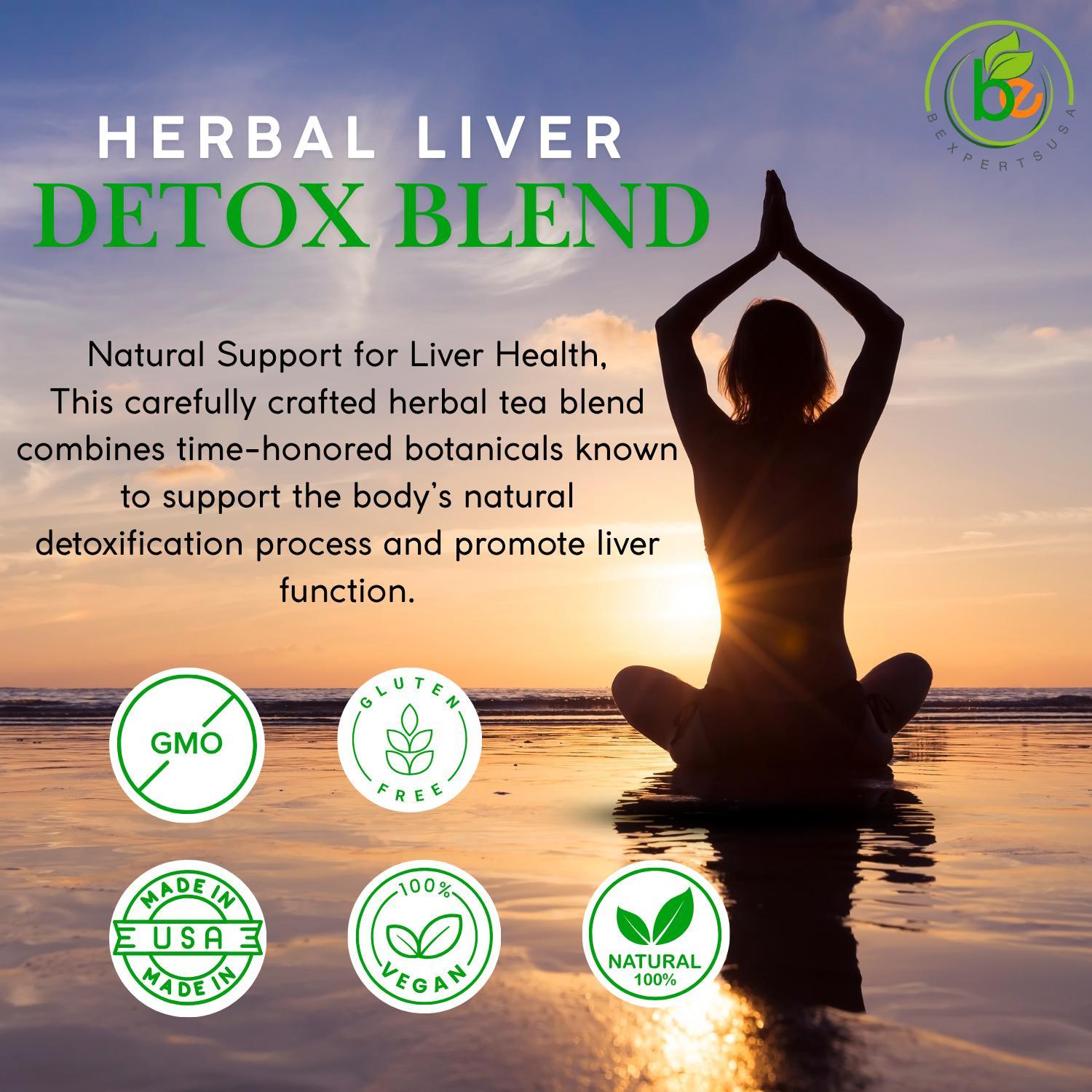VIRAL Herbal Harmony #1 Liver Detox Tea - Boldo, Diente de León, Curcuma & Cardo Mariano - 24 Tea Bags - 100% Natural Blend for Traditional Wellness - 3 Month Supply