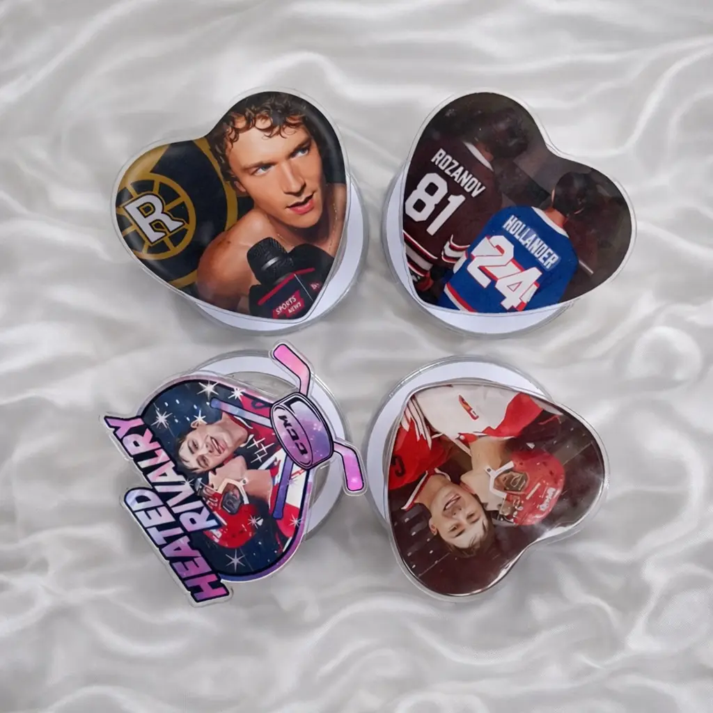 Heated Rivalry Hockey Romance MagSafe Phone Grip – Magnetic Pop Socket & Kickstand – BookTok Fan Gift