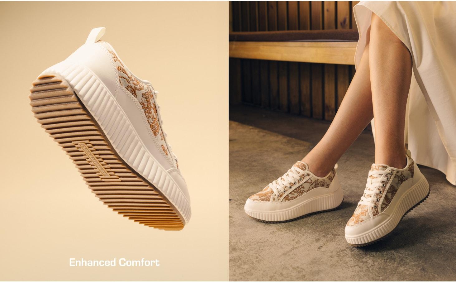 Dream Pairs Sky Comfortable Platform Fashion Sneakers