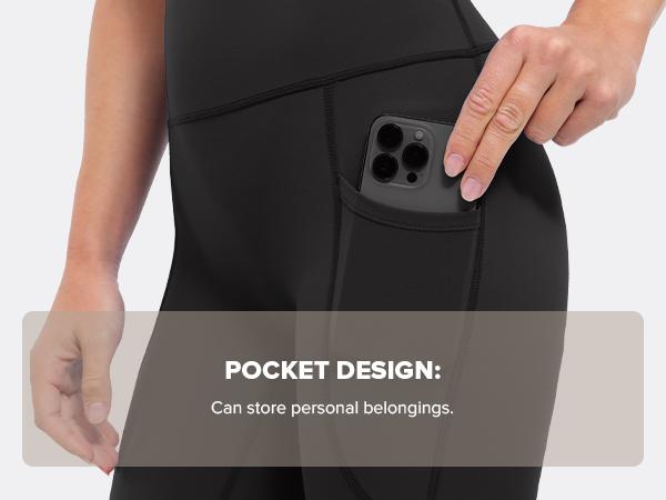 BRXL【Discount for live】No Front Seam 25" Women's High Waisted Leggings Buttery Soft Adjustable Length Pockets Workout Yoga Gym Pilates Fitness Training Pant with Practical Pocket Design and Comfortable Fit-brxl-2