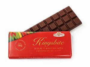 Kingsbite Milk Chocolate Bar | 100% Ghana Cocoa | Pack of 3
