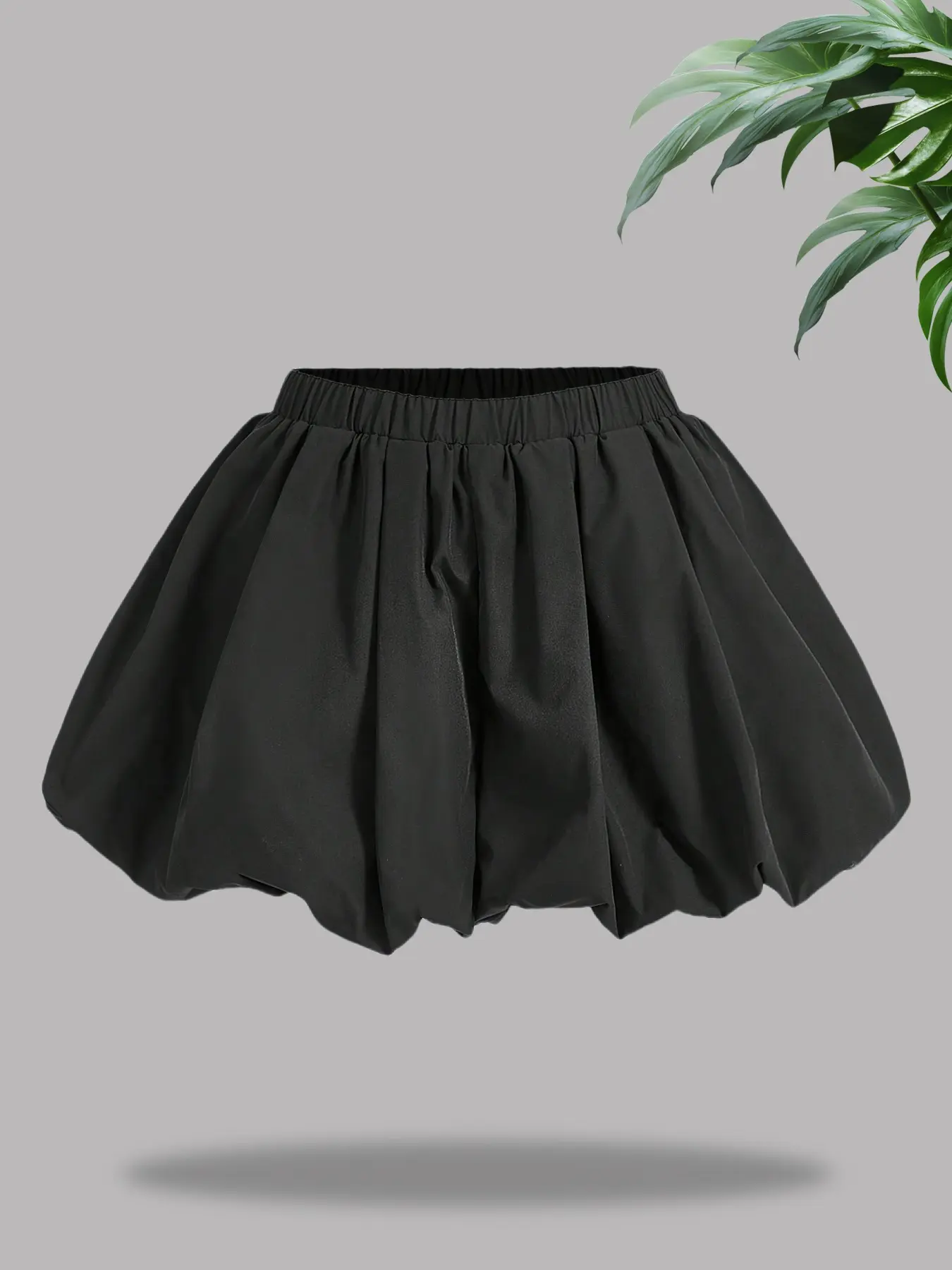 Cloud A-Line Cute Casual Knit Puff Skirt, Puffed Style, Short Fluffy Dress, Women's Fashion, Spring & Fall, Comfortable and Stylish