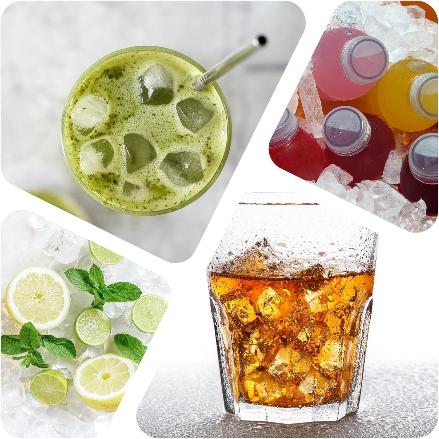 Quick Freezing Silicone Ice Cube Mold, Easy To Use And Durable, For Making Ice Cubes, Ice Buckets And Cylinder Cups Reusable Utensils Blue，christmas gifts