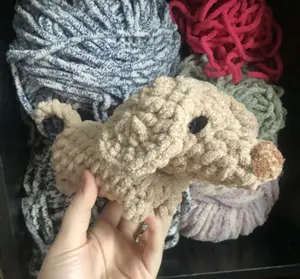 Medium size dachshund pup Cream/ Tan/ Brown in color