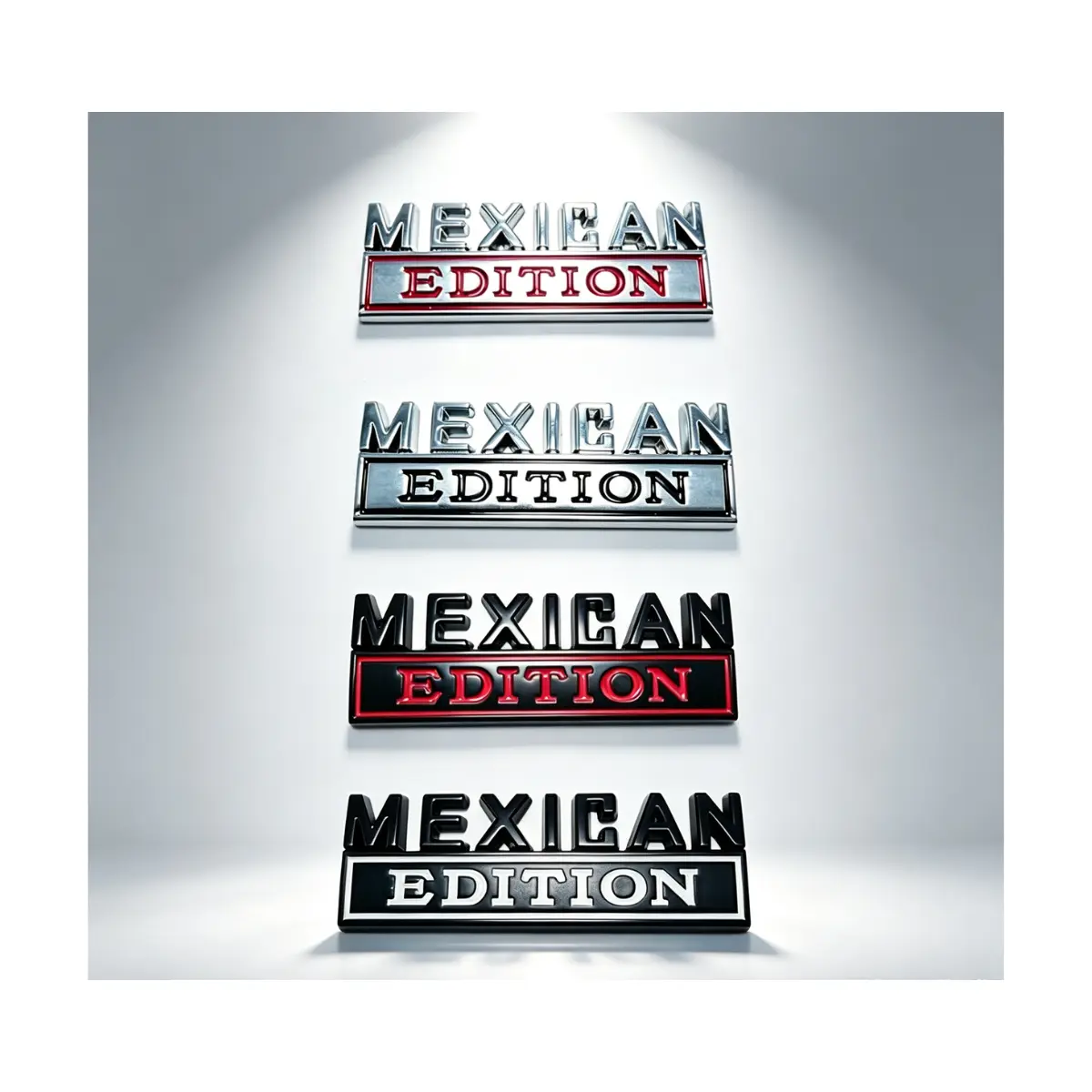 1PC/2PCS 3D Mexican Culture Emblem Badge (Mini Car Sticker / Please Check Size Before Purchase-3.15in*1.18in/30mm*80mm) - Automotive Accessory, Car Styling Side Accent, Car Magnets and Decals, Classic Truck Decals Furniture Stickers, Sticker Deco