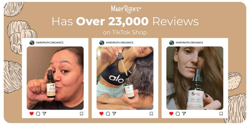 MaryRuth's Organic Lion's Mane Mushroom Liquid Drops - Up to 2 Month Supply - Nootropic - Brain Health - Non-GMO - Alcohol Free Tincture - 1 Fl Oz