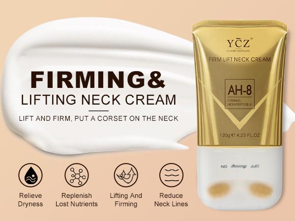 YCZ Neck Firming Cream, Upgraded Formula | Deep Moisturizing for Crepey Skin on Neck, Arms, Thighs & More | Cruelty-Free Skincare YCZ Neck Firming Cream, Upgraded Formula | Deep Moisturizing for Crepey Skin on Neck, Arms, Thighs & More | Cruelty-Free Skincare