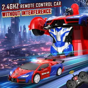Transform Rc Cars for Boys 4-7 8-12, 2.4Ghz Remote Control Car 1:18 Scale Transforming Robot, button transformation,One-Button Deformation 360° Rotation Car Toy Gifts.ansformation,One-Button Deformation 360° Rotation Car Toy Gifts.dealsforyoudays