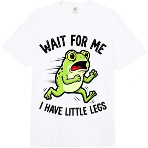 Men's funny frog humor Graphic T-Shirt - Short Sleeve Crew Neck Regular Fit Casual Wear | Soft & Breathable Fabric, Durable Print, Everyday Comfort, Machine Washable
