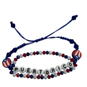 Puerto Rico Adjustable Bracelet