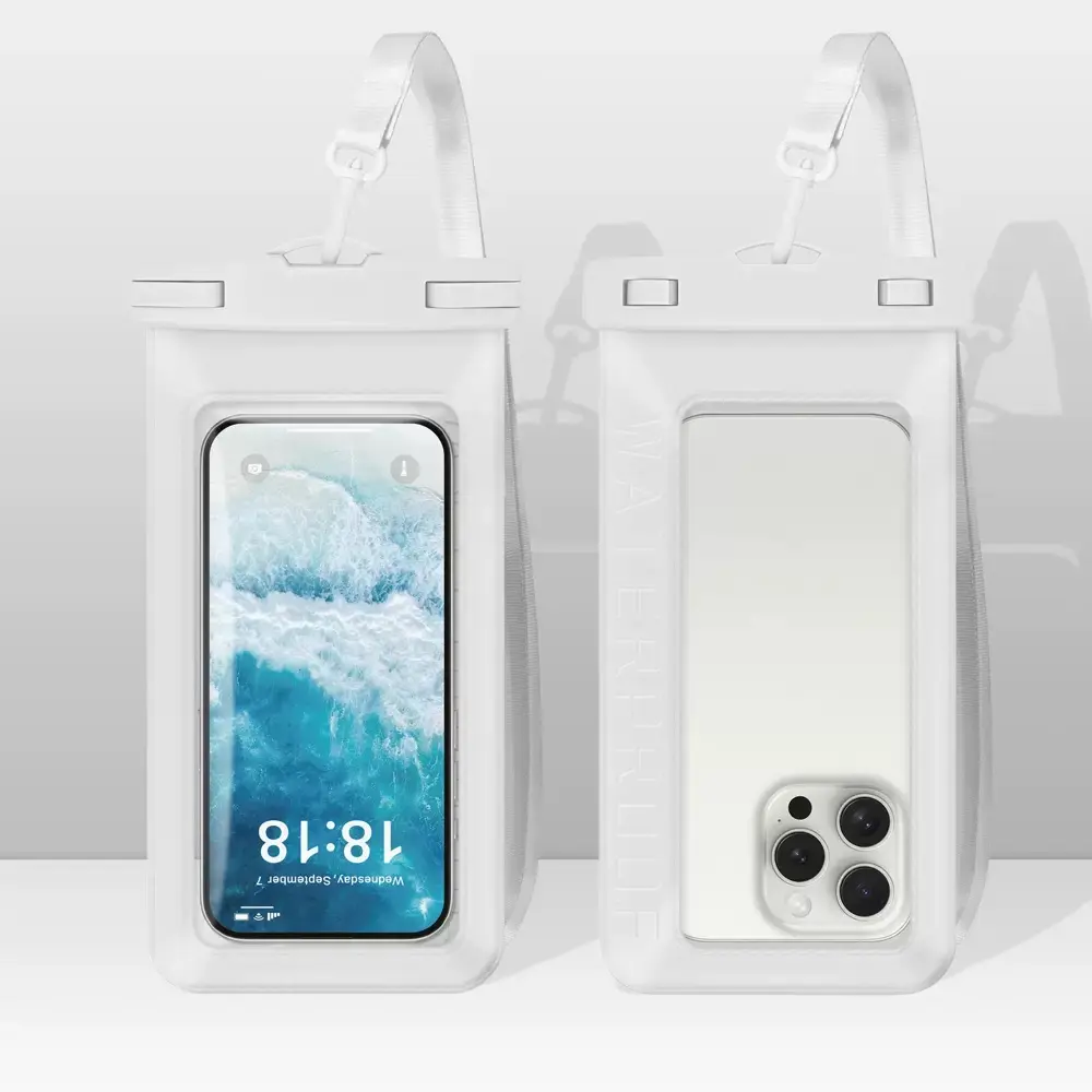 IPX8 Waterproof Smartphone Pouch with Clip - Handheld Protection Case for iPhone 17/16/15/14/13 Pro Max/XS, Samsung Devices, Beach Essential Dry Bag, Casing, Accessories,back to school,back to school haul