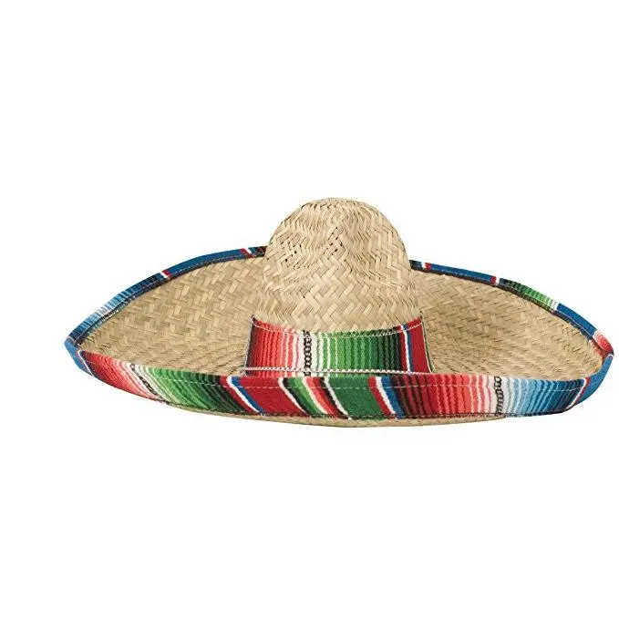 Sombrero with Serape Edge