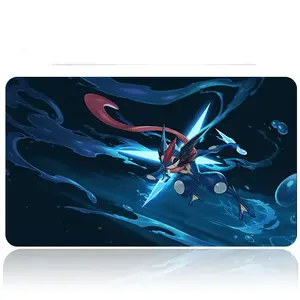 PKM Greninja Desk Mat Anime Playmat, TCG Gaming Pad, MTG Desk Mat, Gamer Gift, Desk Accessory
