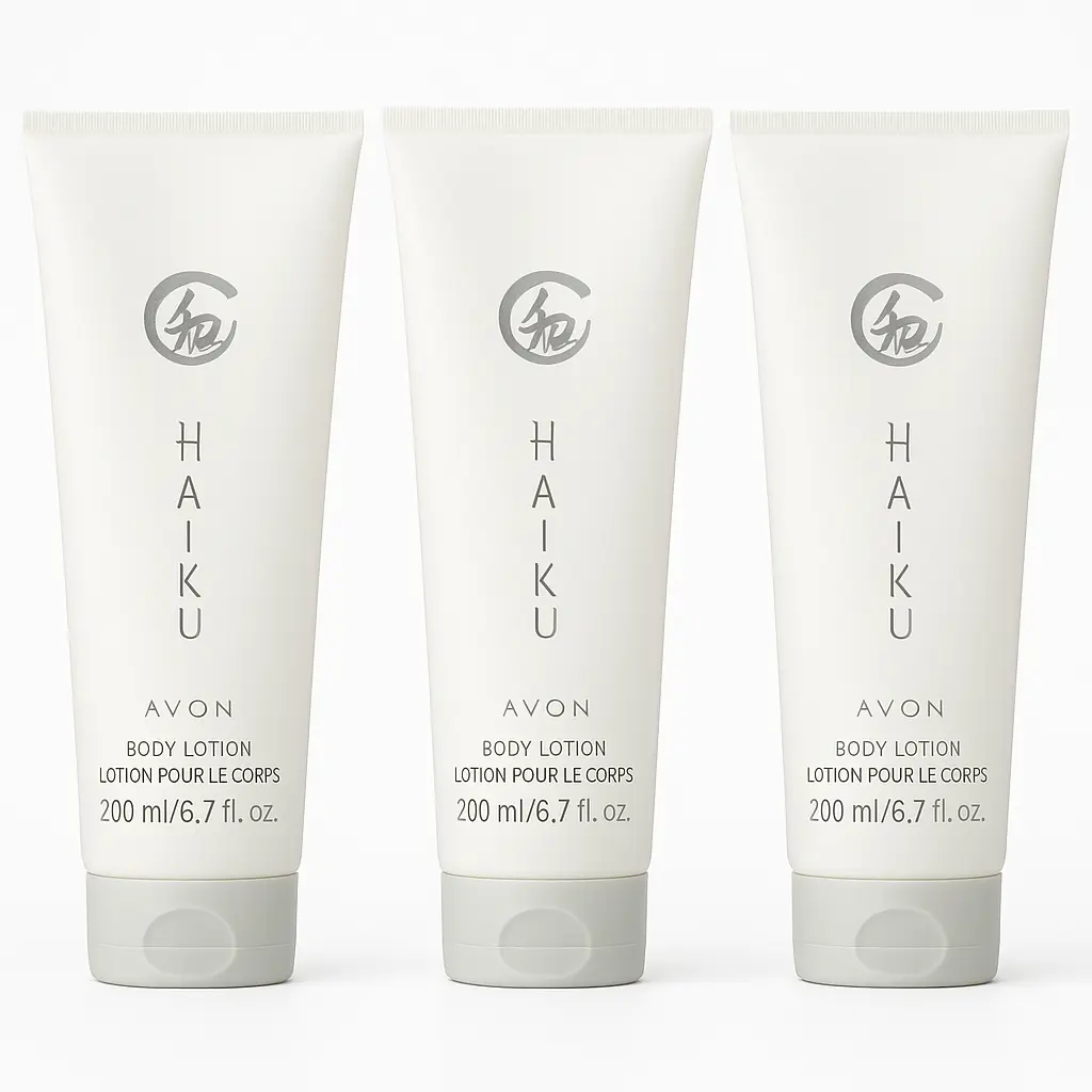Haiku Body Lotion Avon Set Of 3