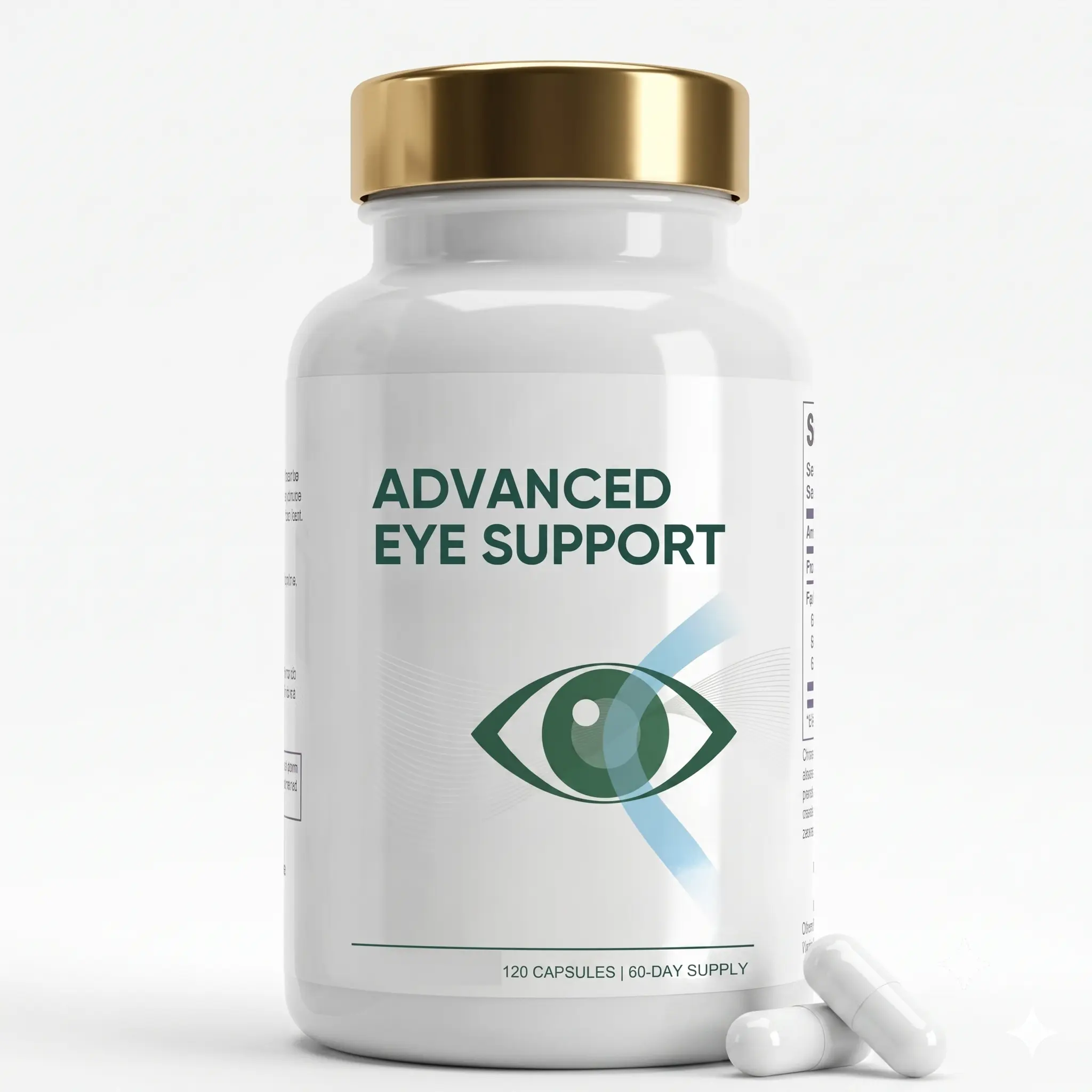 Eye Health Antioxidant Vitamins with Lutein and Zeaxanthin Supplement - 20mg Lutein, 4mg Zeaxanthin Per Capsule - Daily Support for US Adults - Non-GMO Vegan - 120 Veggie Capsules, 120 Capsules, Prop 65 Safe