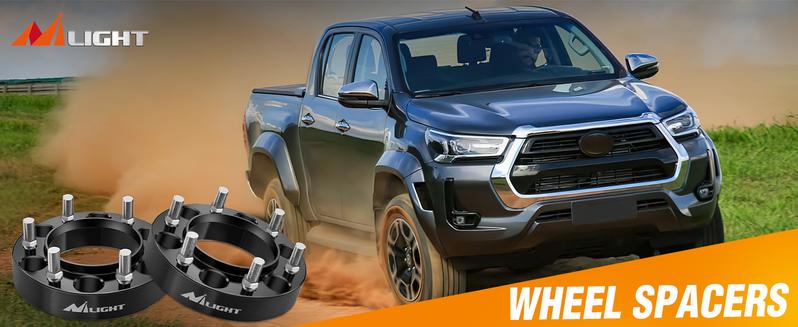 Nilight 6x5.5 Wheel Spacers,Hub Bore 106mm Hub Centric Wheel Spacers Fit for 1995-2023 Toyota Tacoma 4Runner FJ Cruiser Tundra Fortuner Sequoia 2013 2014 2015 2016 2017 2018 2019 2020 2021 2022 2023