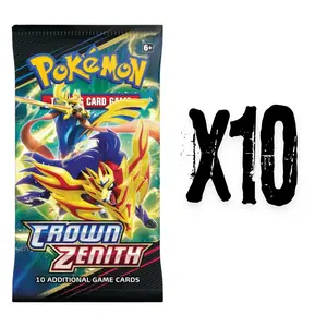10x Pokemon TCG: Crown Zenith Booster Packs