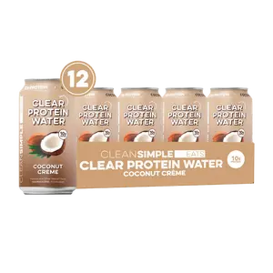 Clear Protein Water: Coconut Créme (12 Oz. | 12 Pack)
