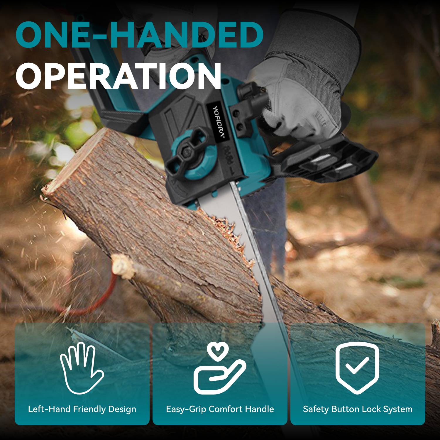 Yofidra 12 Inch 3000W Brushless Electric Chainsaw Logging Saw Pruning Woodworking Garden Power Tool For Makita 18V Battery Cutting Heavy Duty Portable Handle Multi-Function Cordless Pole Yofidra 12 Inch 3000W Brushless Electric Chainsaw Logging Saw Pruning Woodworking Garden Power Tool For Makita 18V Battery Cutting Heavy Duty Portable Handle Multi-Function Cordless Pole