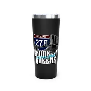 Tumbler - Interstate 278 BQE Copper Vacuum Insulated 22oz