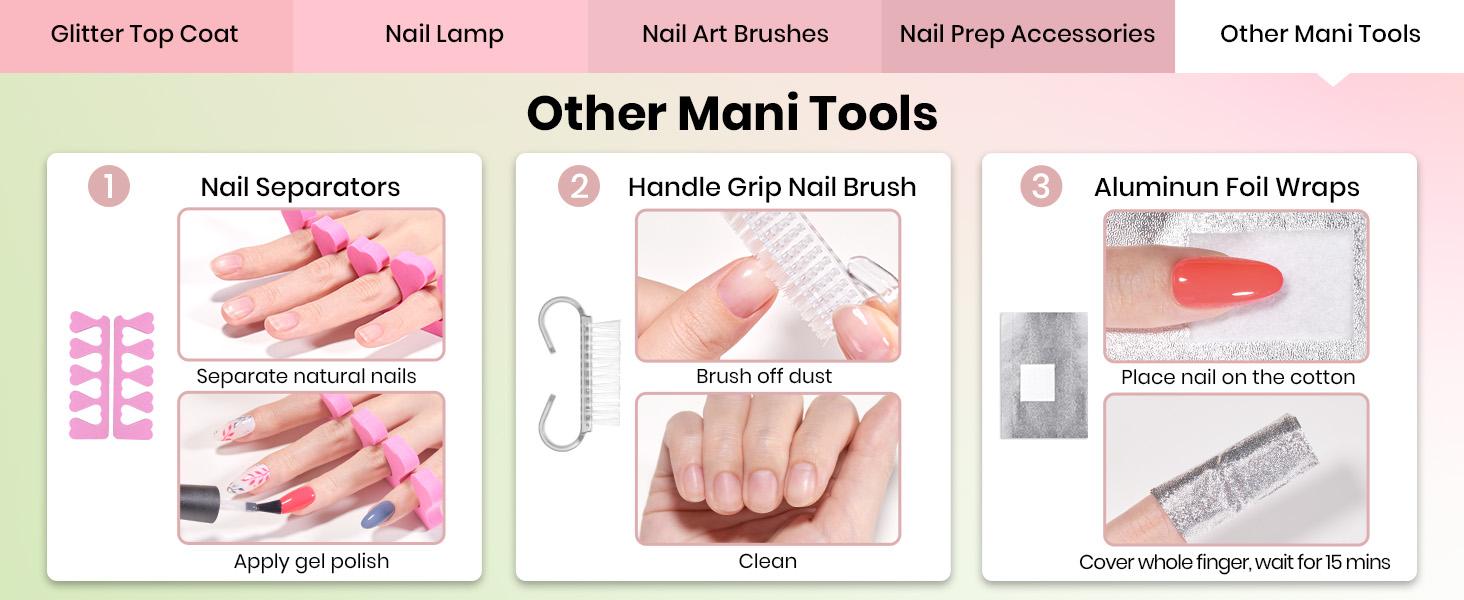 Beetles Gel Nail Polish Starter Kit with UV Light, Base Top Coat, Nail Art Stickers, Manicure Tools Gift for Women matrix Cutics Comfort  #TikTokShopBacktoSchool