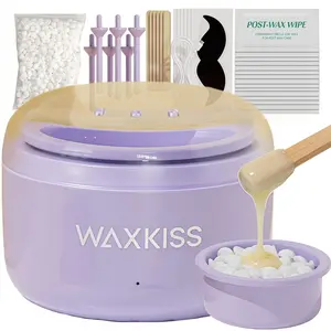 50ml Mini Nose Wax Kit for Men Women Hard Wax Beans, Rapid Heating Hair Removal Wax Warmer, Constant Temperature Easy Clean - Valentine's Day Gift