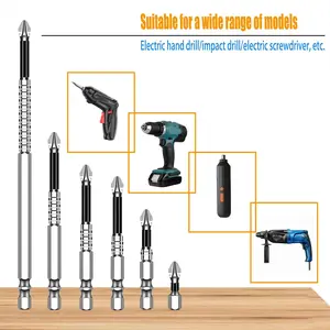 1. 15pcs K5 Anti-Slip Impact Cross Screwdriver Bits, High Hardness S2 Steel Magnetic Drill Bits for Electric Screwdrivers & Drills