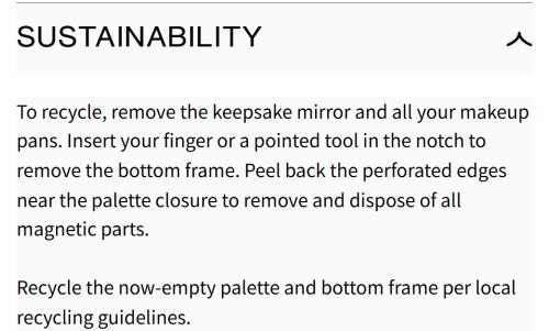 THE "FOREVER" PALETTE