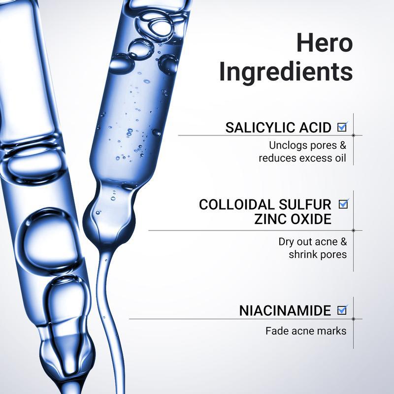 Dr.Leo 24H Acne & Pimple Treatment Drying Lotion | Salicylic Acid + Sulfur + Niacinamide | Viral Product | Inflammation Relief, Post-Blemish Care & High Pressure Pimple Relief #TikTokShopHolidayHaul