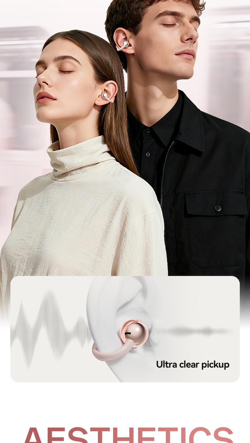 CHENRUIDA M106 High Fidelity Bluetooth Earphones for Women,360°  surround sound,Advanced Noise Reduction Long Battery Life IPX7 Waterproof Rose Gold Headset wireless headphones noise cancelling headphones gamingheadset Christmas Gifts