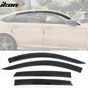 Window Visors for Honda Accord 2018-2025 4PCS Tape on Vent Rain Sun Guards
