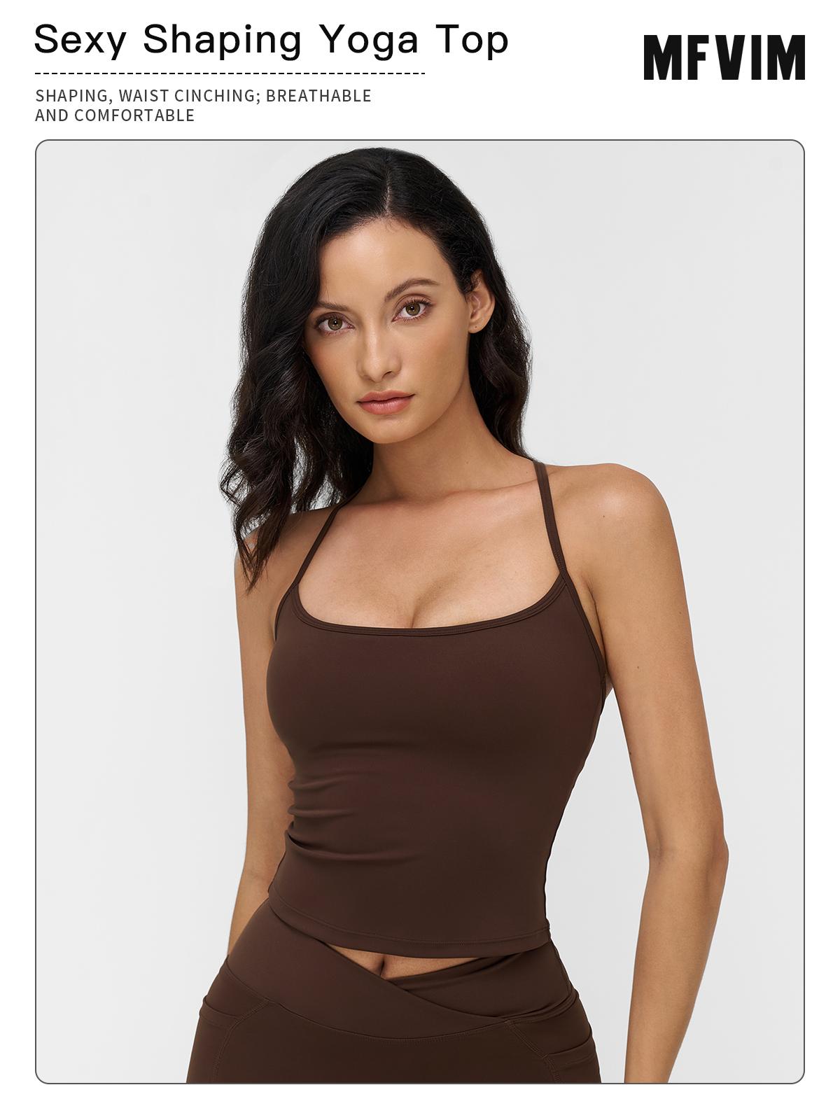 MFVIM Solid Wireless Sports Bra by MFVIM - Quick-Dry Breathable Comfortable Sports Vest for Indoor & Outdoor Activities, Women's Workout Apparel SpringStatements