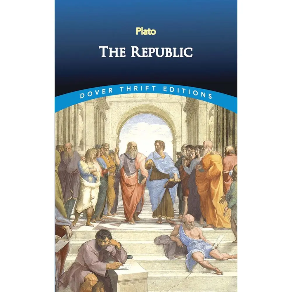 Used Book - The Republic by Plato (Paperback, English, 288pp) - Dover Publ., Good for High School Humanities & Social Sciences Politics Reading