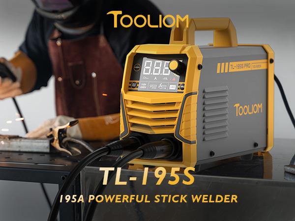 TOOLIOM 195A Stick Welder 110/220V Dual Voltage Lift TIG Welder, LCD Display IGBT Inverter Welding Machine with Hot Start Arc Force & VRD, Fits 5/32" Rods TOOLIOM 195A Stick Welder 110/220V Dual Voltage Lift TIG Welder, LCD Display IGBT Inverter Welding Machine with Hot Start Arc Force & VRD, Fits 5/32" Rods
