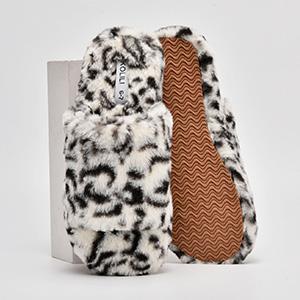 KOLILI Women's Warm Home Slippers Casual Soft Plush Lining Bedroom Sandals Walking Shoes Fashionable Comfortable Classic Versatile Girl Footwear Anti-slip Sole