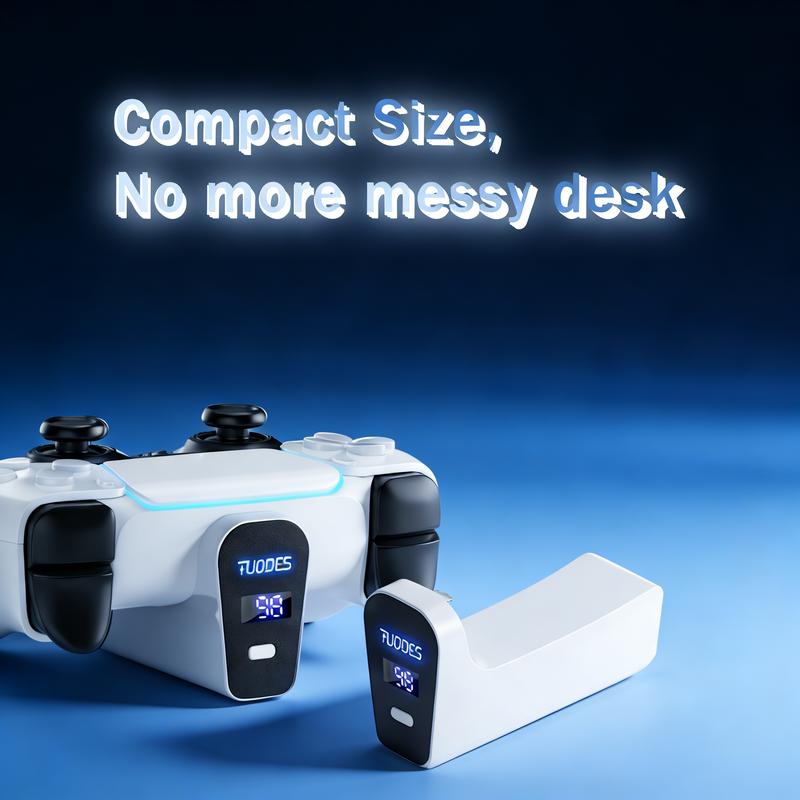 February New Deals PS5 Controller External Battery Pack – 15+ Hours Non-Stop Play, 2000mAh High-Capacity, Type-C Fast Charging