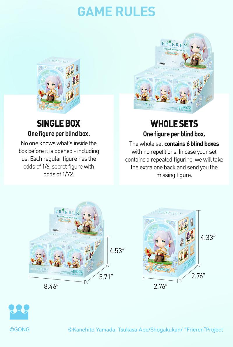 POP MART Frieren: Beyond Journey's End Series Figures, Blind Box