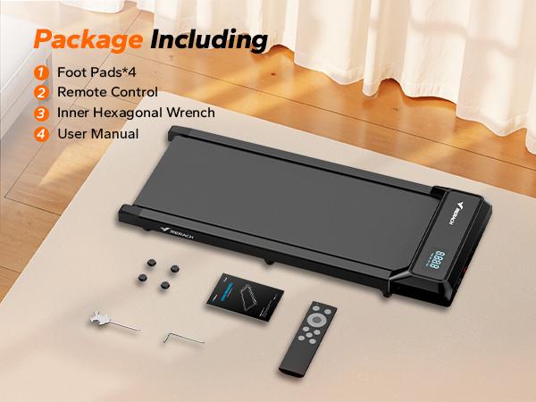 Merach Under Desk 2-in-1 Walking Pad for Home & Office, 2.25HP Low-Noise Portable 265lbs Treadmill with LED Display for Walking and Jogging, TikTokShopBlackFriday Merach Under Desk 2-in-1 Walking Pad for Home & Office, 2.25HP Low-Noise Portable 265lbs Treadmill with LED Display for Walking and Jogging, TikTokShopBlackFriday