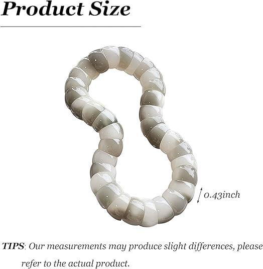 Anti-Anxiety Fidget Bracelet - Silent Focus Tool for Adults & Kids - Flexible Twisted Hand Toy for Nail Biting