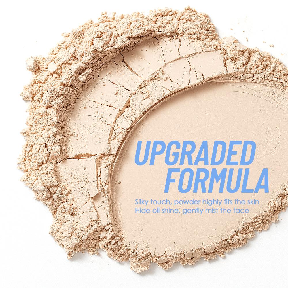 Velvet Matte Blurring Pressed Powder, Water Resistant Setting for Oily T-Zone & Pores, 12Hr Fresh Look Anti-Shine, Ultra-Fine Lightweight, Everyday Natural Finish for Humid Commute & Outdoor Events