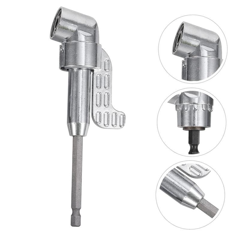 Corner Angled Screwdriver Drill Adapter Screwdriver Batch Wrench Driver Bending Batch Hand Repair Tools Drill Extension Screwdriver Connector