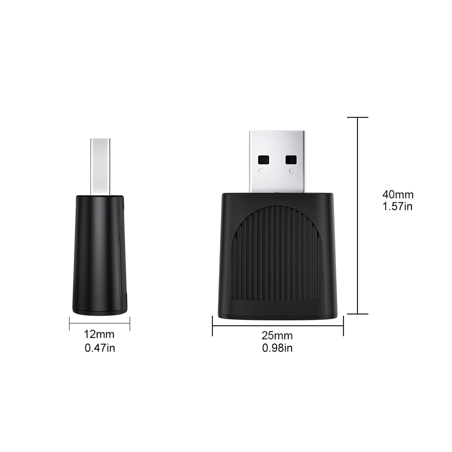 DABATR Mini Wireless CarPlay & Android Auto Adapter | Plug & Play | Fast Auto-Reconnect | Convert Wired to Wireless | for iOS 10+ & 2016+ Cars